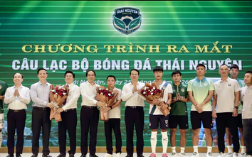 Thái Nguyên ra mắt CLB bóng đá nam, đặt mục tiêu lên V.League