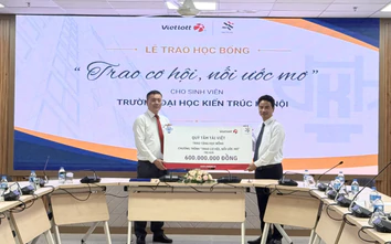 Đại học Kiến trúc Hà Nội tiếp nhận học bổng 600 triệu đồng từ Quỹ Tâm Tài Việt
