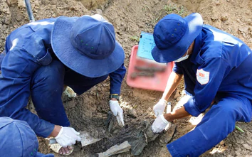 An Giang: Đội K92 quy tập 63 hài cốt liệt sĩ từ ấp rẫy Mới, xã Kiên Lương