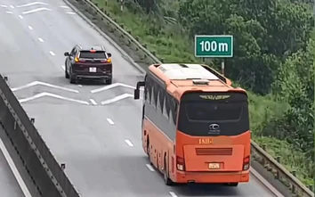 Hai tài xế bị phạt vì không giữ khoảng cách an toàn trên cao tốc Mai Sơn - Quốc lộ 45