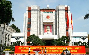 Rợp trời cờ hoa từ Quảng trường Ba Đình đến Hồ Gươm mừng Quốc khánh 2/9