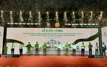 Hà Nội: Khởi công dự án nhà ở cho lực lượng Công an nhân dân tại xã Đông Anh