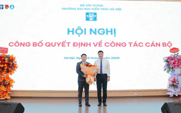Bổ nhiệm PGS.TS Trần Trung Hiếu giữ chức Phó hiệu trưởng Trường Đại học Kiến trúc Hà Nội