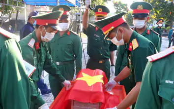 Cà Mau: Lấy mẫu sinh phẩm 622 hài cốt liệt sĩ chưa xác định được thông tin