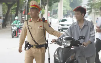Hà Nội: CSGT tăng cường xử lý thanh, thiếu niên vi phạm giao thông