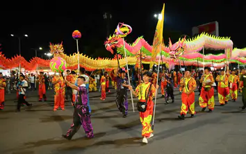 Quy Nhơn bùng nổ sắc màu Liên hoan Lân, Sư, Rồng Quốc tế 2026