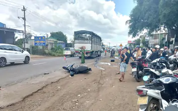 Đắk Lắk: Xe tải va chạm xe máy trên quốc lộ 26, một người tử vong tại chỗ