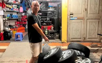 Hà Nội: Nghi phạm trộm bánh xe ô tô ở Khu đô thị Thanh Hà khai ra nhiều vụ khác