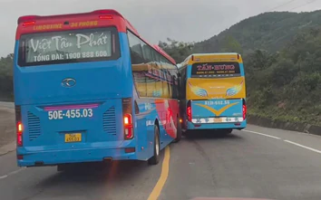 Vừa lật xe khiến 4 người chết, xe Việt Tân Phát lại vượt ẩu trên đèo Mang Yang gây tai nạn