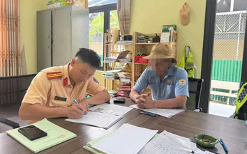 Tài xế xe tải ở Lâm Đồng bị xử lý từ phản ánh qua VNeTraffic