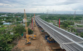 TP.HCM: Thi công nút giao nối Cần Giờ nối cao tốc Bến Lức - Long Thành