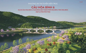 Kết quả thi tuyển phương án kiến trúc cầu Hòa Bình 6 tỉnh Phú Thọ