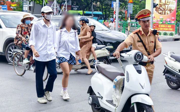 Hà Nội: CSGT xử lý gần 1.800 học sinh, phụ huynh vi phạm giao thông trong hơn 10 ngày