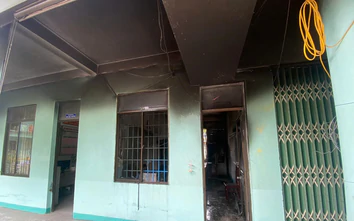 Phát hiện thi thể hiệu phó trong vụ cháy trường học ở Quảng Ngãi