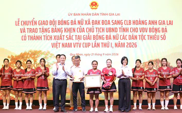 Chuyển giao đội bóng đá nữ Đak Đoa về CLB Hoàng Anh Gia Lai