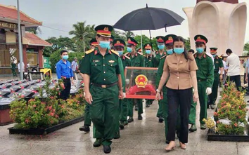 Cà Mau: Tập trung lấy mẫu sinh phẩm 160 hài cốt liệt sĩ chưa xác định được thông tin