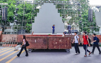 Tất bật chuẩn bị Festival Tân sinh viên chuyển đổi xanh