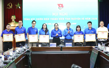 Đoàn Thanh niên Bộ Xây dựng được tặng Bằng khen vì thành tích xuất sắc trong Chiến dịch hè