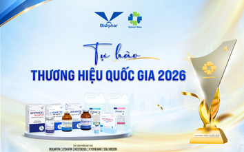 Bidiphar ghi dấu ấn với các sản phẩm đạt Thương hiệu quốc gia 2026