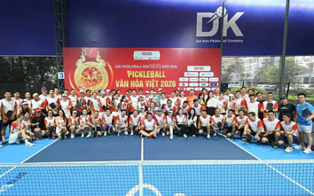 Gần 300 vận động viên tranh tài tại Giải “Pickleball Văn hóa Việt 2026”