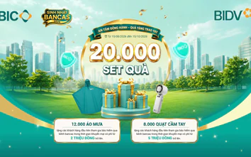 BIC dành 20.000 phần quà tặng khách hàng tham gia bảo hiểm qua Bancassurance