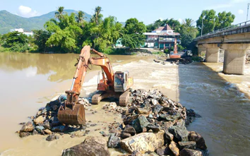 Khánh Hoà: Tháo dỡ đập ngăn mặn cũ trên sông Cái Nha Trang