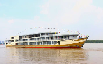 Du thuyền Mekong Romance hạ thủy tại TP.HCM, dự kiến khai thác từ năm 2027