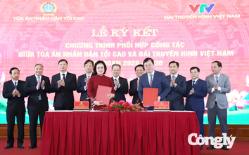 TANDTC và VTV ký kết chương trình phối hợp công tác giai đoạn 2026 - 2030