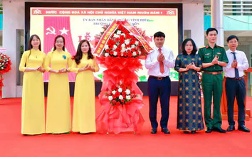 Phú Thọ: Hân hoan khai giảng năm học mới tại Trường THCS Lê Quý Đôn tại phường Vĩnh Phúc