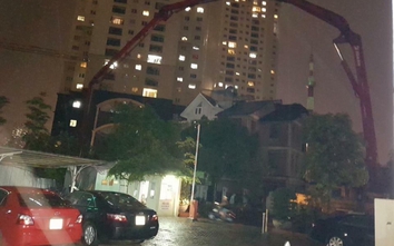 Nổ lớn trong đêm, sụt "hố tử thần" tại dự án MHD Trung Văn