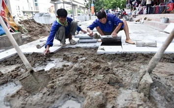 Nhiều thông tin bất ngờ trong kết luận thanh tra lát đá vỉa hè