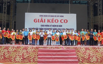 Hơn 600 vận động viên tham gia Giải kéo co cơ quan Bộ Xây dựng năm 2023