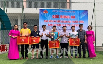 Phú Yên: Sở Xây dựng tổ chức Giải bóng đá chào mừng kỷ niệm 65 năm Ngày truyền thống ngành Xây dựng