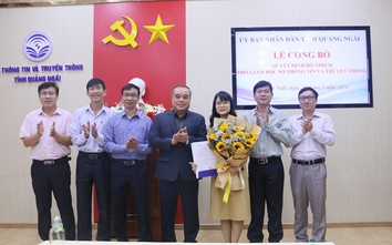 Bà Huỳnh Thị Thu Thủy giữ chức Phó Giám đốc Sở Thông tin và Truyền thông Quảng Ngãi