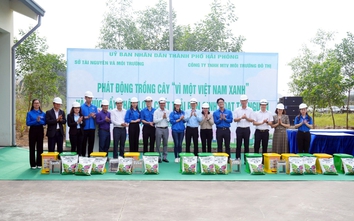 Hải Phòng: Phát động trồng 800 cây xanh tại Khu liên hợp xử lý chất thải rắn Gia Minh