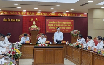 Chủ tịch Quốc hội Trần Thanh Mẫn làm việc với Ban Thường vụ Tỉnh ủy Bình Định