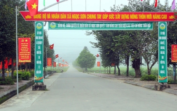 Quỳnh Lưu (Nghệ An): Xã Ngọc Sơn đón Bằng công nhận xã đạt chuẩn nông thôn mới nâng cao