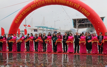 Khai trương các tuyến tàu du lịch trên vịnh Bái Tử Long