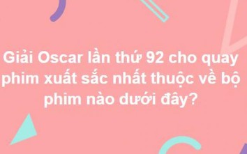 Trắc nghiệm: Thử sức với bộ câu hỏi xoắn não không kém ”Ai là triệu phú”