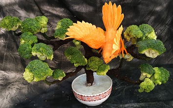 Ngỡ ngàng trước những tác phẩm bằng bí ngô của chàng trai đam mê điêu khắc