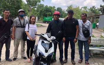 Hiệp sĩ Bình Dương tìm lại xe máy cho cô gái sau vài giờ bị mất trộm