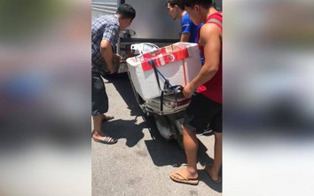 Video: Tài xế xe tải méo mặt vì bị "Ninja lead" tập kích từ phía sau