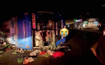 9 người bị thương trong vụ xe bồn đâm lật xe khách trên QL10