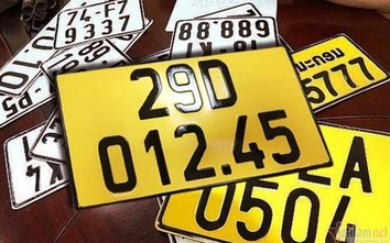 Đi đổi màu biển số có phải mang theo ô tô?