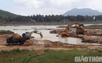 "Xâu xé" lòng sông Lại Giang: Chưa được cấp phép, đã ồ ạt khai thác