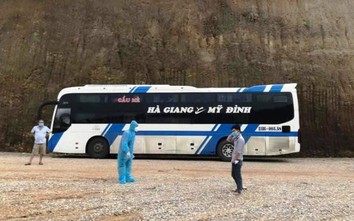 Tìm thấy F0 trốn khỏi khu điều trị trên xe khách Mỹ Đình - Hà Giang