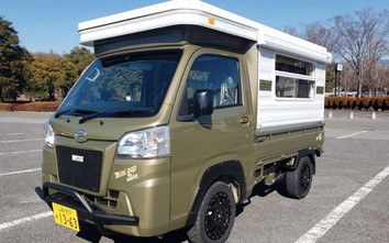 "Nhà di động" tí hon đầy đủ tiện nghi được nâng cấp từ xe tải nhẹ