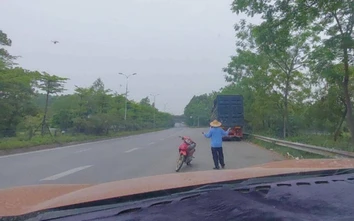Nhiều tài xế lĩnh phạt vì... dừng đỗ ăn cơm trên QL 18