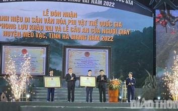 Chợ tình Khâu Vai đón bằng công nhận di sản văn hóa phi vật thể Quốc gia
