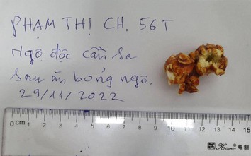 Một phụ nữ nhập viện vì ngộ độc sau khi ăn bỏng ngô nghi tẩm cần sa